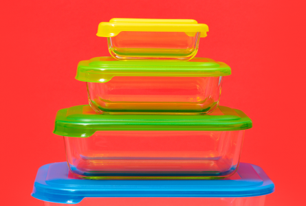 Oh Snap image of stacked food storage boxes