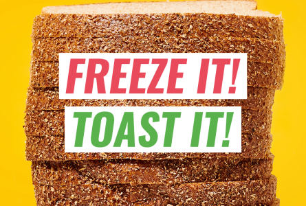 Freeze It Toast It with image of stacked slices of bread