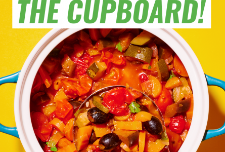 Conquer the Cupboard image of a vibrant vegetarian stew